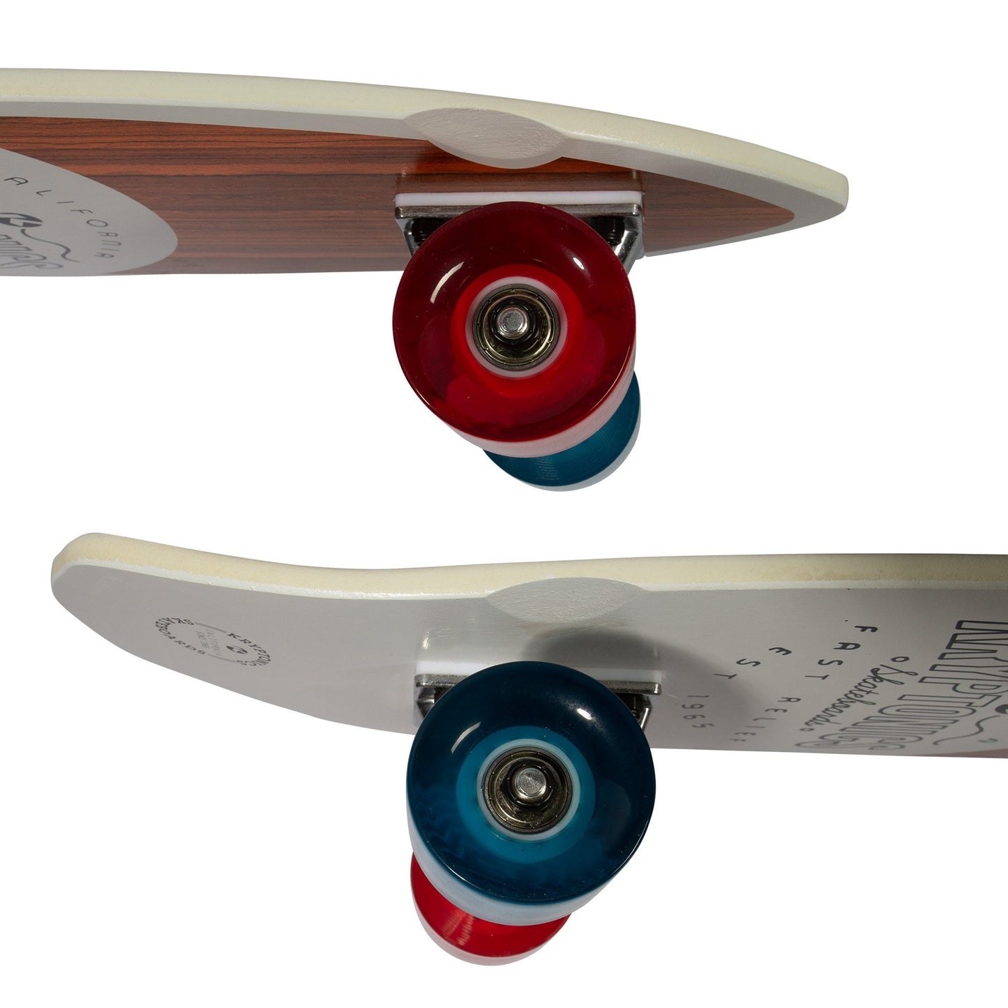 Kryptonics 23-inch Mini Fat Cruiser Board - Liberty Blue