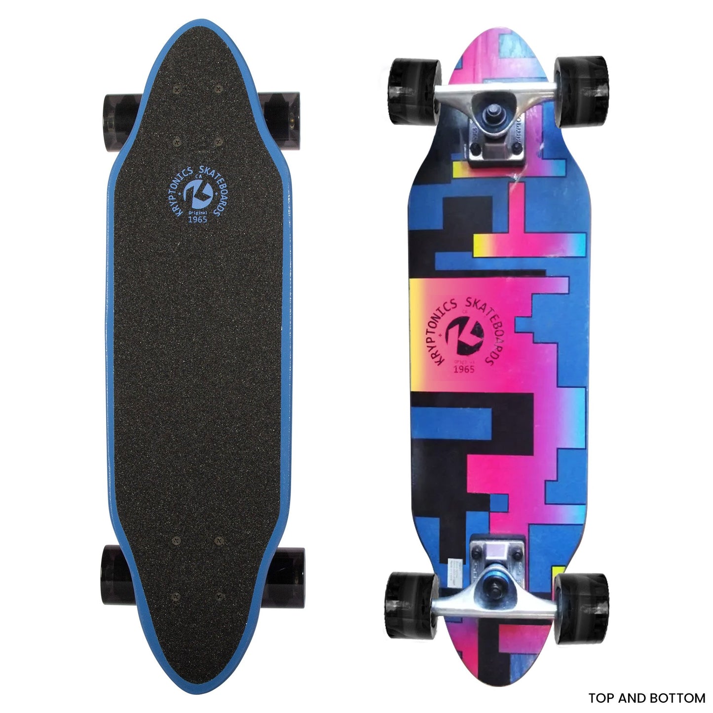 Kryptonics 26-inch Mini Cutaway Cruiser Board - 89 IS Fine