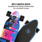 Kryptonics 26-inch Mini Cutaway Cruiser Board - 89 IS Fine