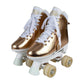 Circle Society Adjustable Quad Kids Roller Skates - Metallic Rose Gold