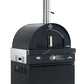 22” Gas Pizza Oven Module: Rockpool Black Inc Pizza Oven, Trolley, Cabinet Shelves, Castors, Twin Pizza Level, Pizza Peel