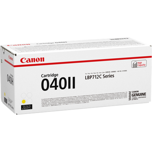 CANON CART040Y HIGH YELLOW TONER CARTRIDGE 10K TO SUIT LBP712CX