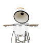 Grill King 27” Kamado Ceramic Charcoal Grill With Trolley & Side Tables