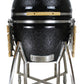 Grill King 27” Kamado Ceramic Charcoal Grill With Trolley & Side Tables