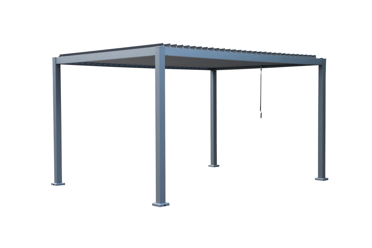 GazeboMate Aluminum White Louvre Gazebo 3M x 3M