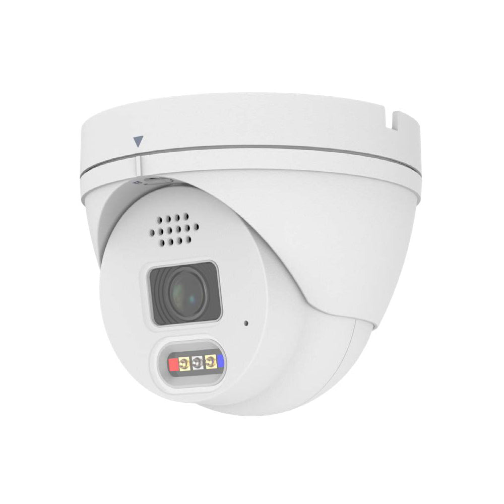 IVSEC TURRET IP CAMERA 12MP 3.6MM FIXED LENS 15FPS POE IP66 30M IR ADV DET