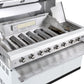 Rockpool White 6B + 188L Kegerator : Designer Outdoor Kitchen BBQ Package Inc Wok Burner, Fridge, Sink, Rotisserie & BBQ Covers.