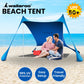 Wallaroo Beach Tent Canopy Sunshade 2m x 2m - Blue