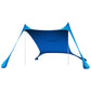 Wallaroo Beach Tent Canopy Sunshade 2m x 2m - Blue