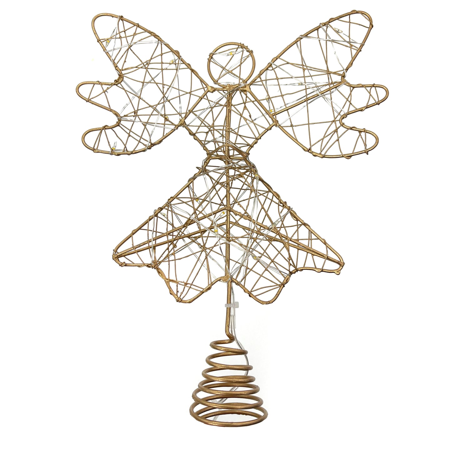 Christmas Tree Angel Topper - Elegant Ornament for Festive Trees