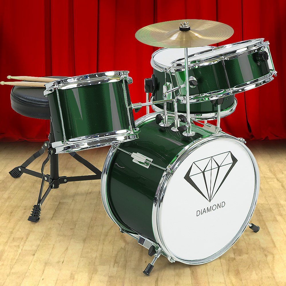 Children's 4pc Drumkit - Green