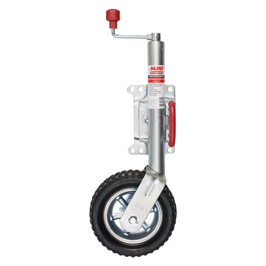 AL-KO 10in 623660XP3 Heavy-Duty Solid Tyre Jockey Wheel