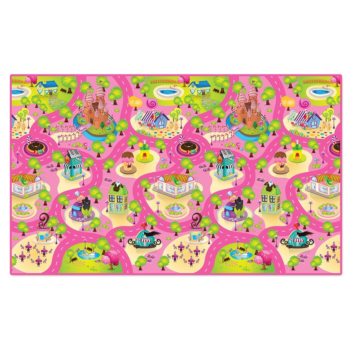 Rollmatz Candyland Baby Kids Play Floor Mat 200cm x 120cm