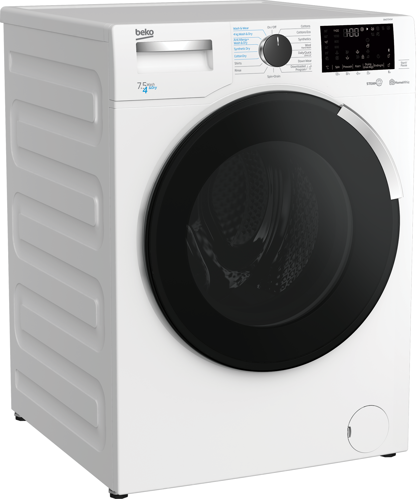 Beko Freestanding Washer Dryer (7.5 kg / 4 kg, 1400 rpm)