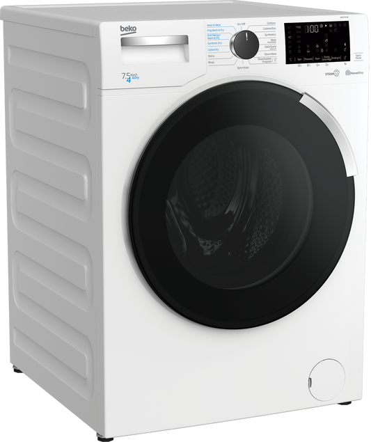 Beko Freestanding Washer Dryer (7.5 kg / 4 kg, 1400 rpm)