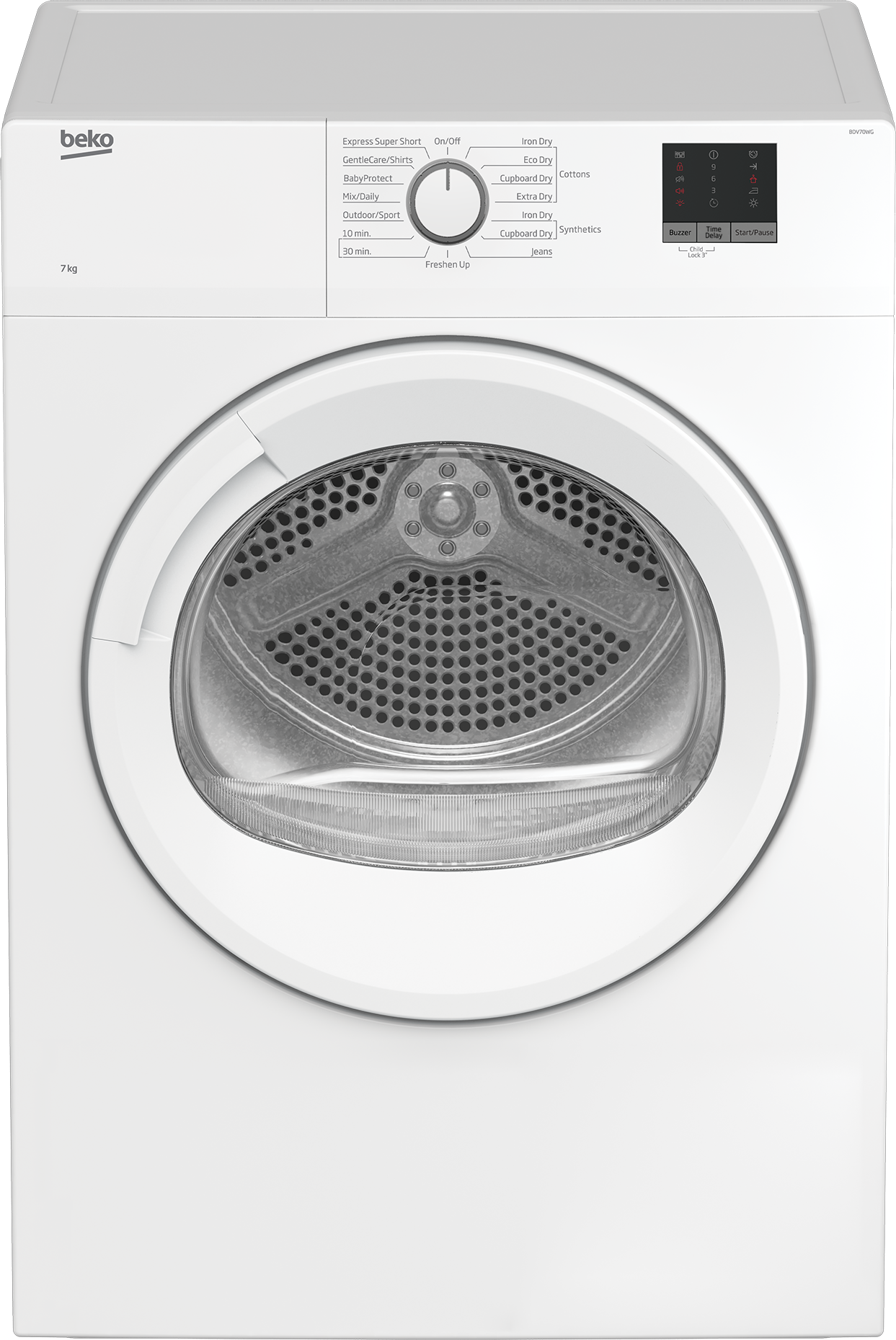 Beko Tumble Dryer (Air Vented, 7 kg)