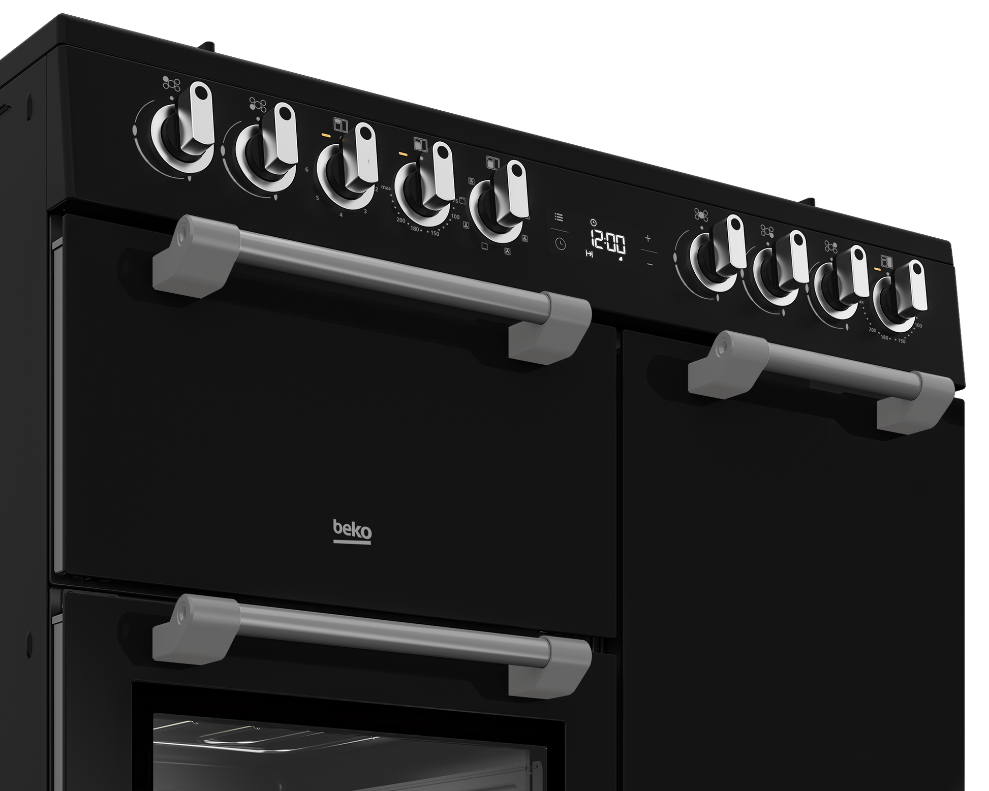 Beko Freestanding Cooker (Multi-functional 90 cm Triple Oven with Gas Cooktop)