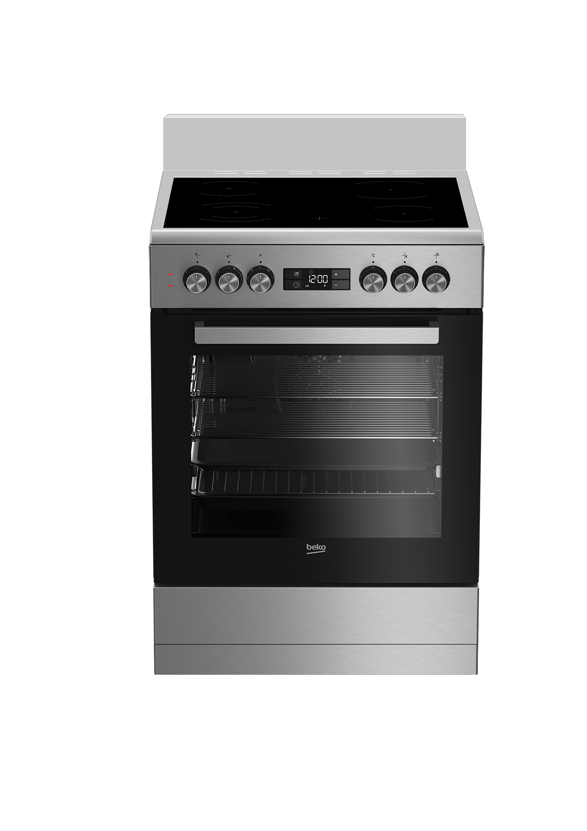 Beko Freestanding Cooker (Multi-functional 60 cm Oven with Ceramic Cooktop)