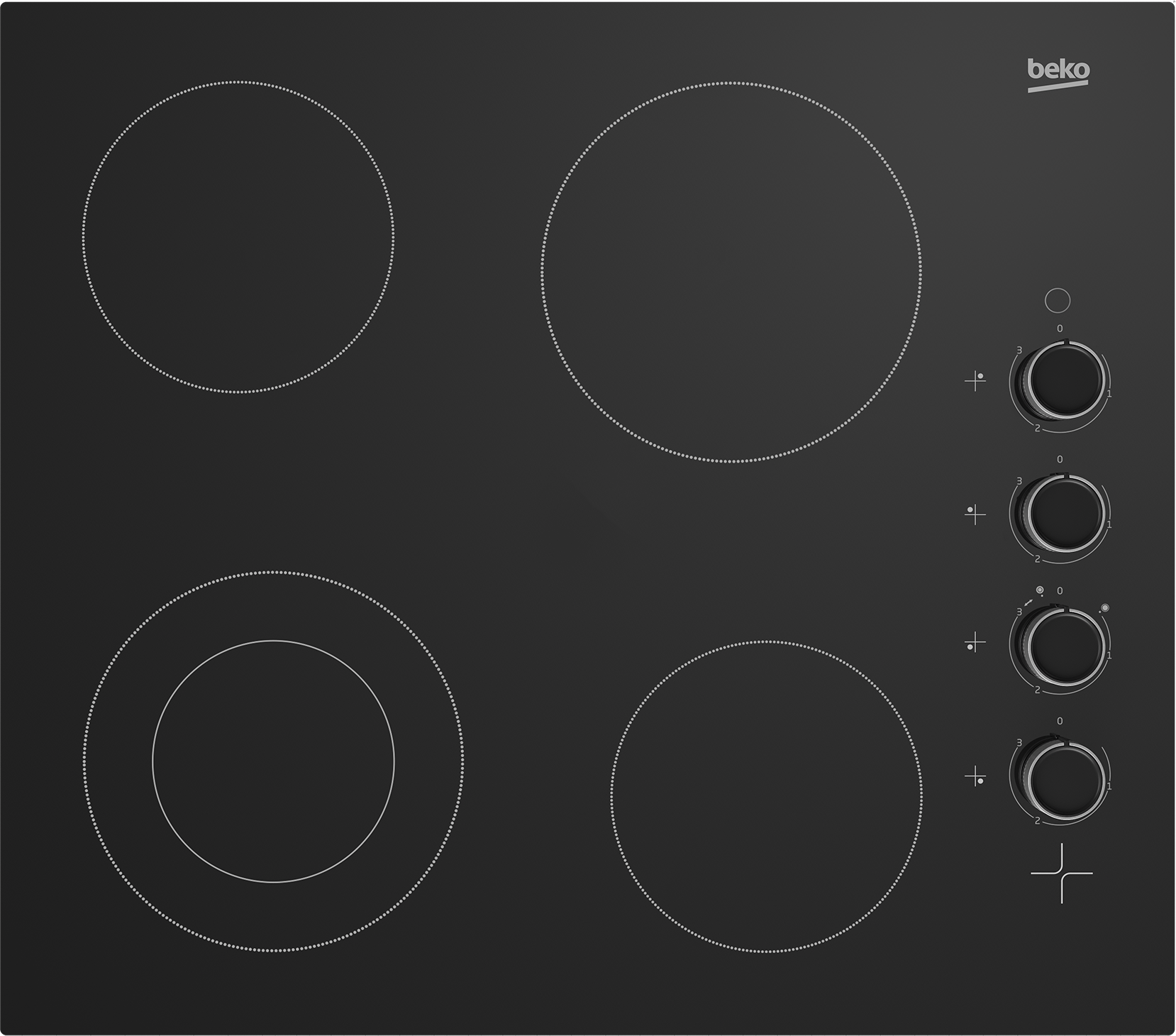 Beko Built-In Cooktop (Vitroceramic, 60 cm)