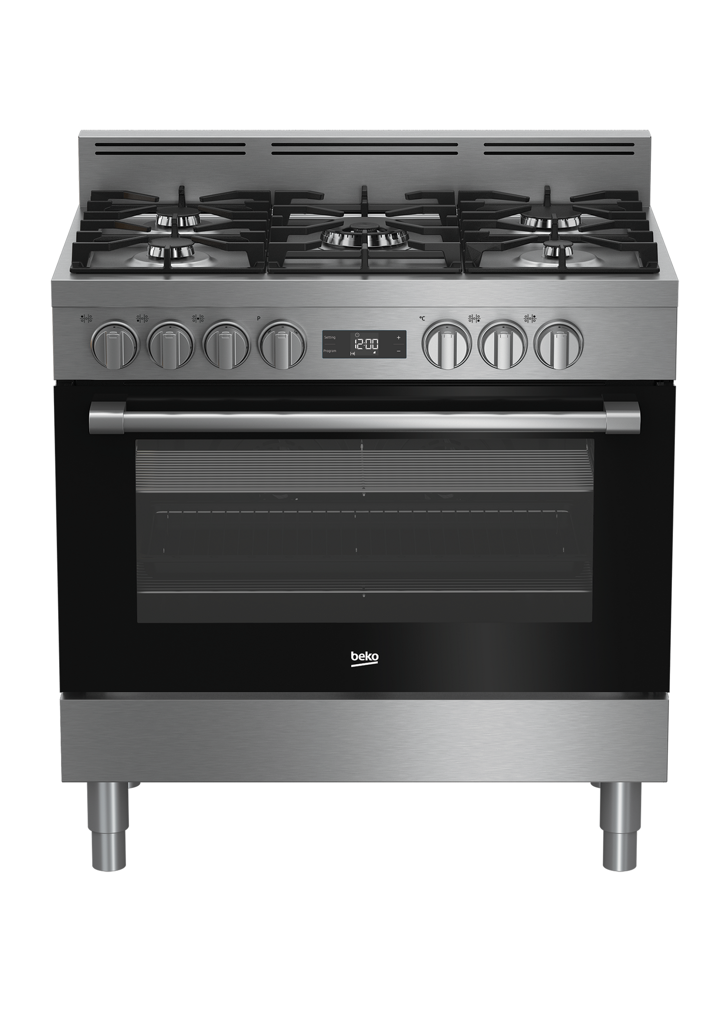 Beko Freestanding Cooker (Multi-functional 90 cm Oven with Gas Cooktop)