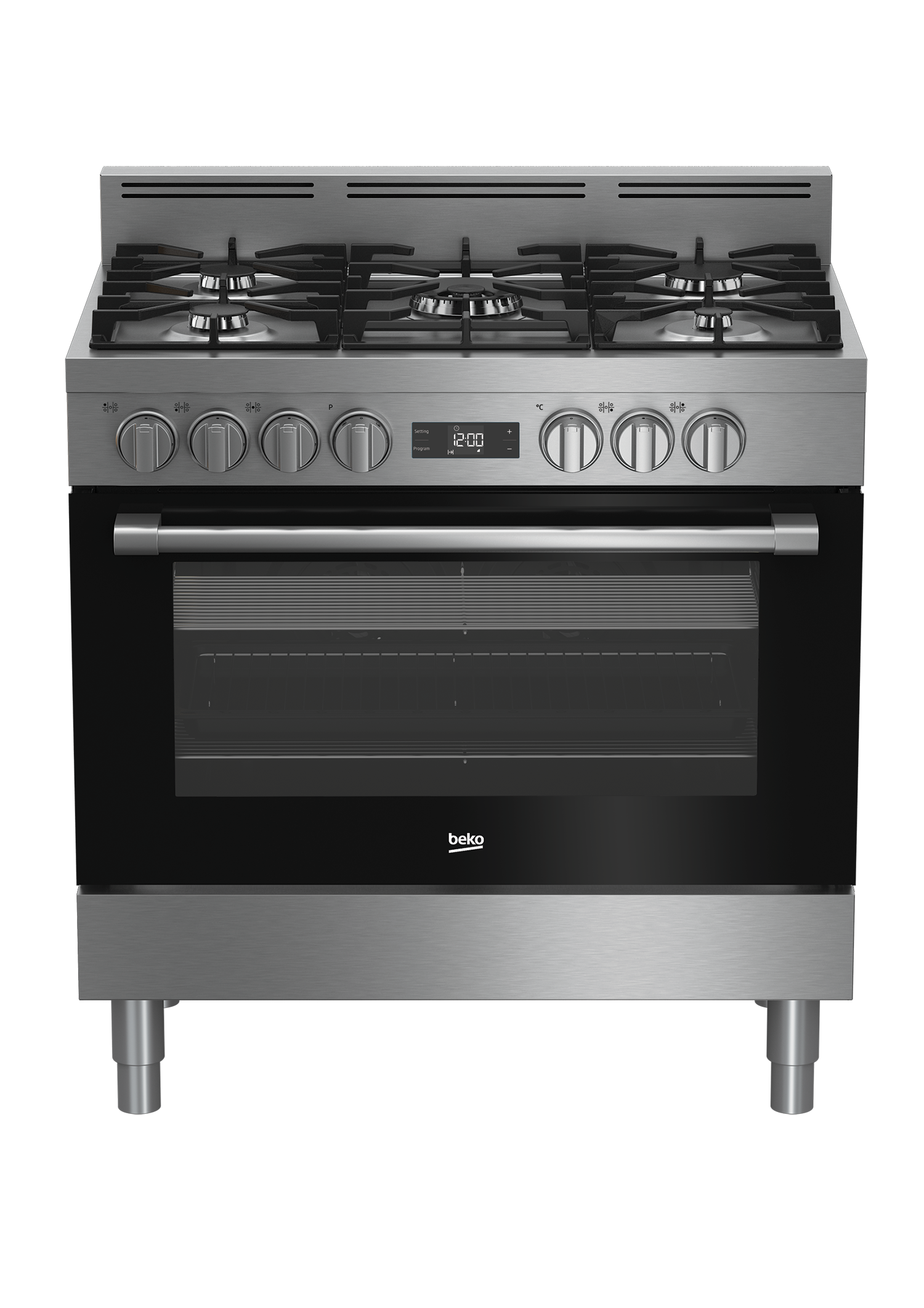 Beko Freestanding Cooker (Multi-functional 90 cm Oven with Gas Cooktop)