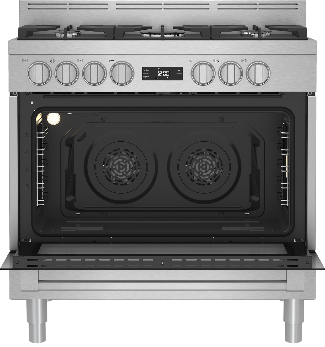 Beko Freestanding Cooker (Multi-functional 90 cm Oven with Gas Cooktop)