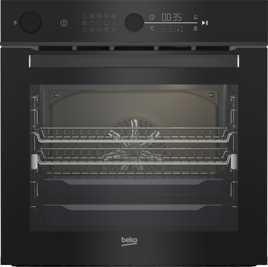 Beko Aeroperfect™ Built-In Oven 60cm with Steam Assisted Cooking and Steam Cleaning