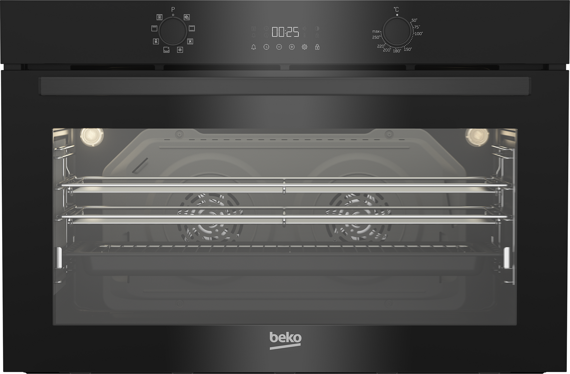 Beko Twin Fan Built-In Oven (90 cm, 127 L)