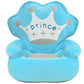 Plush Children's Chair Prince Blue