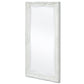 Wall Mirror Baroque Style 100x50 cm White