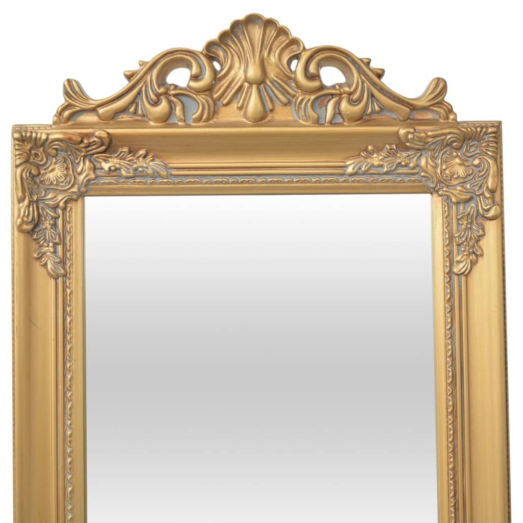 FreeStanding Mirror Baroque Style 160x40 cm Gold