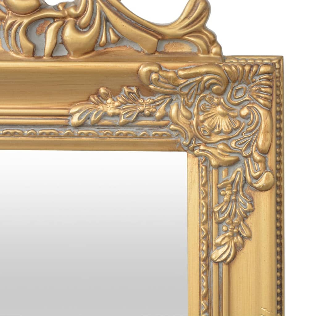 FreeStanding Mirror Baroque Style 160x40 cm Gold