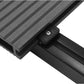WPC Decking Boards with Accessories 20 m² 4 m Grey