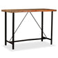 Bar Table Solid Reclaimed Wood 150x70x107 cm
