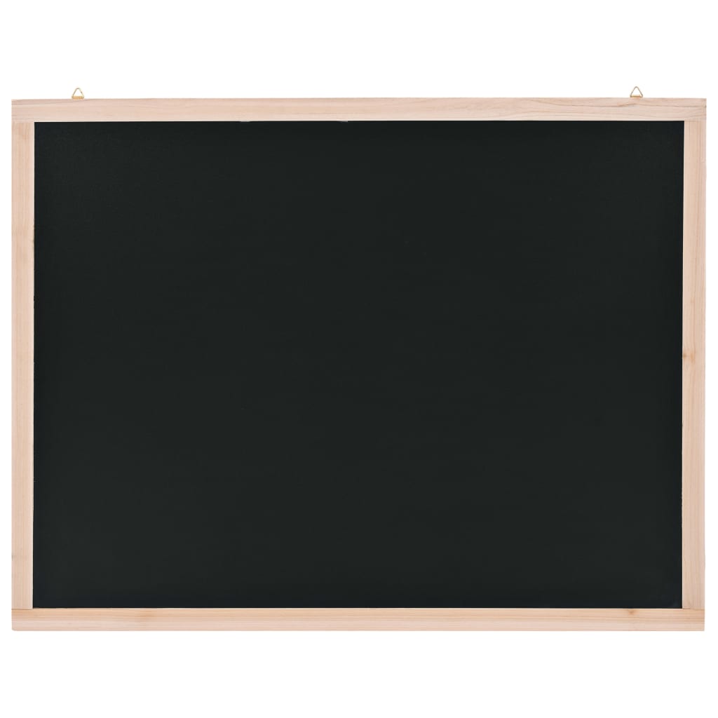 WallMounted Blackboard Cedar Wood 60x80 cm