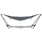 Hammock with Foldable Stand Grey