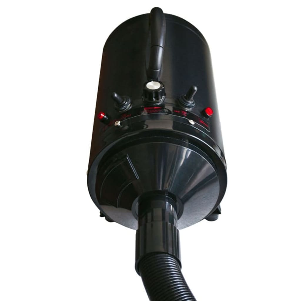 Dog Hair Dryer with 3 Nozzles Black 2400 W