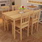 Dining Table with 4 Chairs Natural