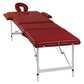 Foldable Massage Table 3 Zones with Aluminium Frame