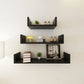 MDF U-shaped Floating Wall Display Shelves Book/DVD Storage