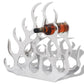 Wine Stand for 11 Bottles Silver Aluminium