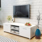 TV Cabinet High-Gloss White 120x40,3x34,7 cm