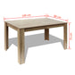 Dining Table 140x80x75 cm Oak