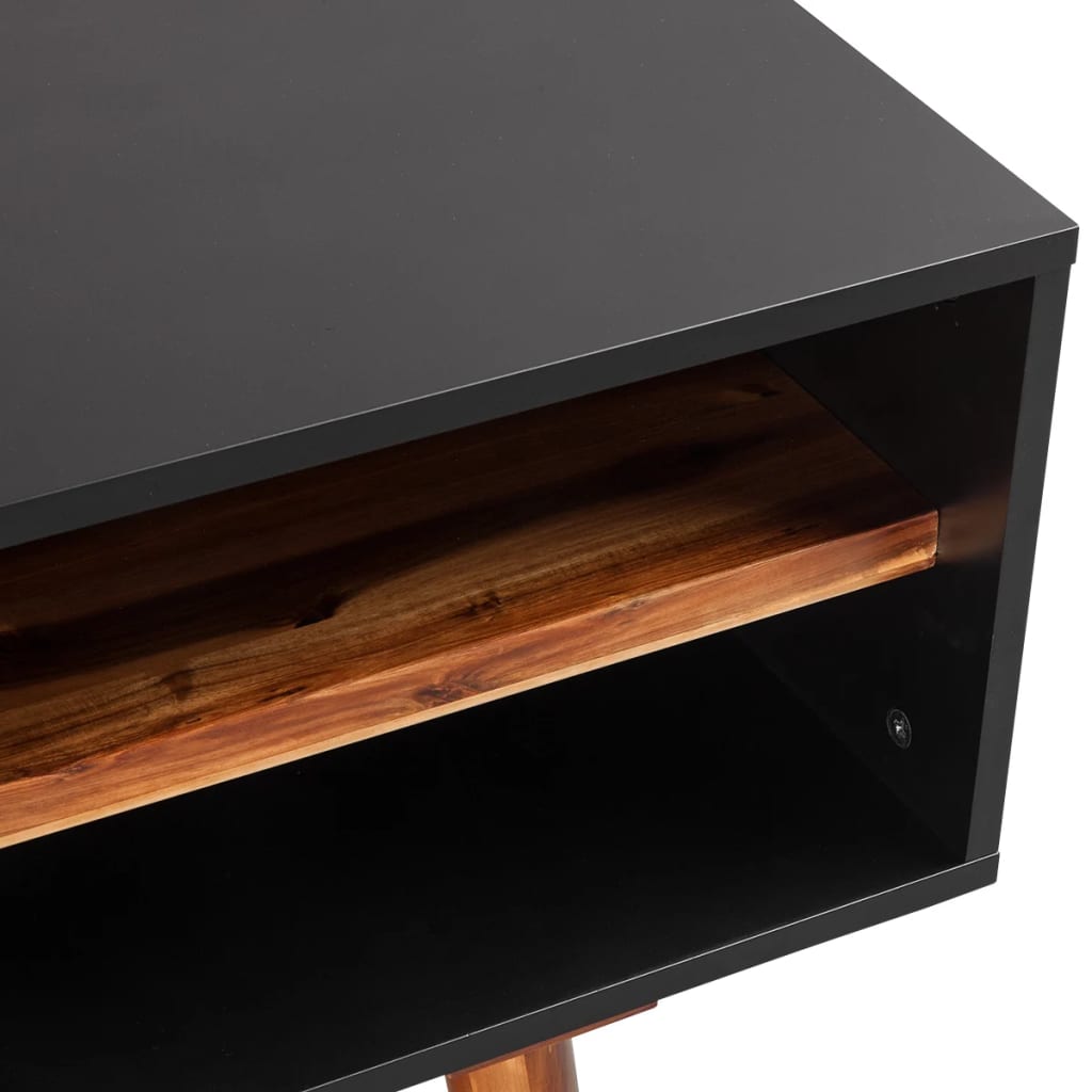 Solid Acacia Wood TV Cabinet 120x35x50 cm