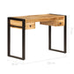 Desk with 2 Drawers 110x50x77 cm Solid Mango Wood