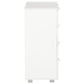 Sideboard High Gloss White 60x35x80 cm Engineered Wood