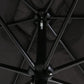 Outdoor Parasol with Metal Pole 300x200 cm Black