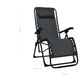 Folding Deck Chair Black Textilene