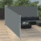 Retractable Side Awning Anthracite 170x1000 cm