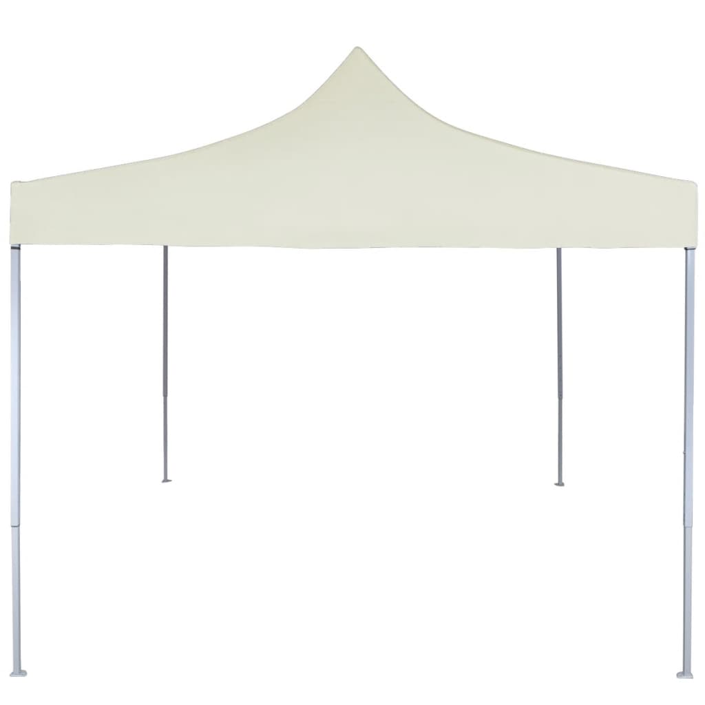 Professional Folding Party Tent 2x2 m Steel Cream